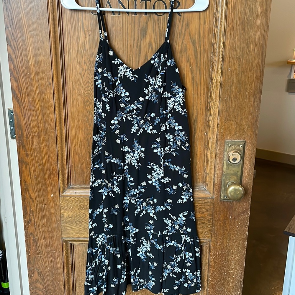 Dark floral dress